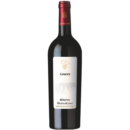 Réserve Mouton Cadet Graves Rouge 2022 - Baron Philippe de Rothschild   0.75l Rouge • Bordeaux • Graves AOC • 13.5% vol