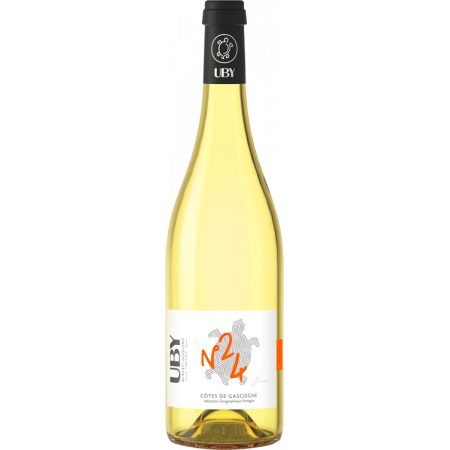 N°24 - Uby Bio Blanc Doux 2024 - UBY   0.75l Blanc • Sud-Ouest • Côtes de Gascogne IGP • 11% vol