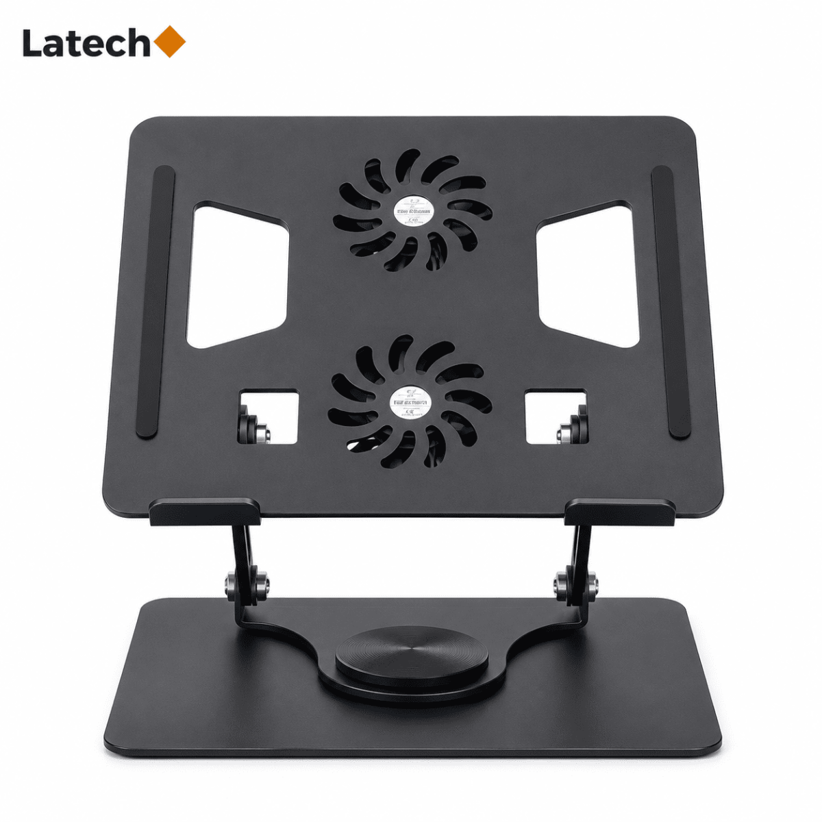 Support Refroidisseur PC Portable Réglable avec Double Ventilateur – Support Laptop Gaming Ergonomique