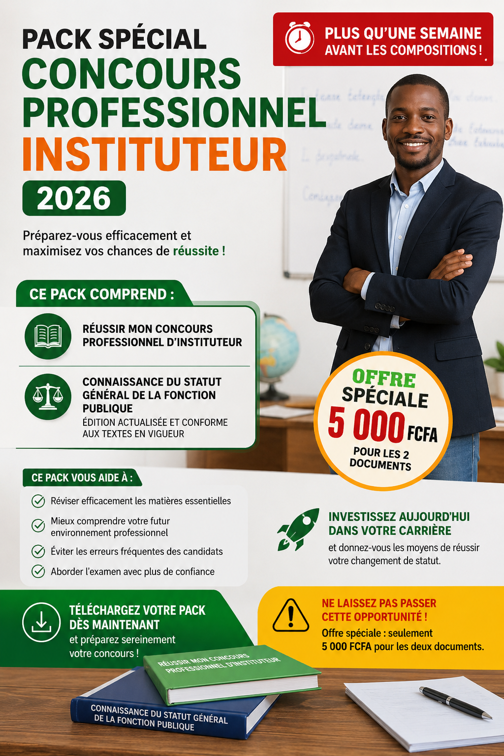 PACK SPÉCIAL CONCOURS PROFESSIONNEL INSTITUTEUR 2026