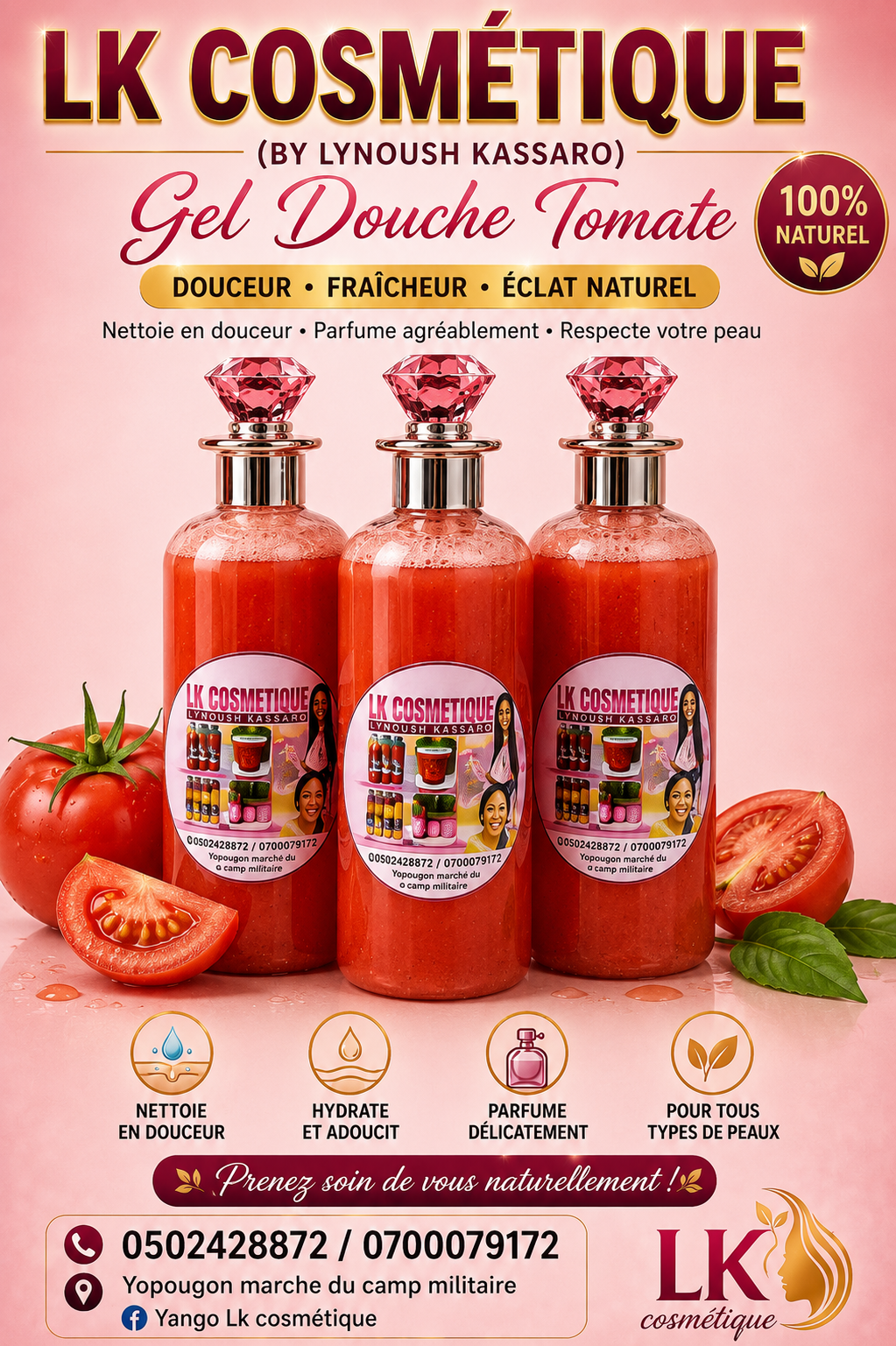 Gel douche tomato 