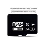 Carte Mémoire Micro SD - 64GB - Noir