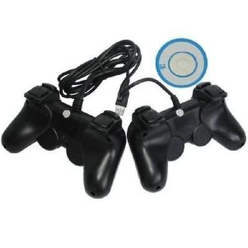 2 PCS Manette De Jeu Contrôleur Pour PC Ordinateur Portable - Noir