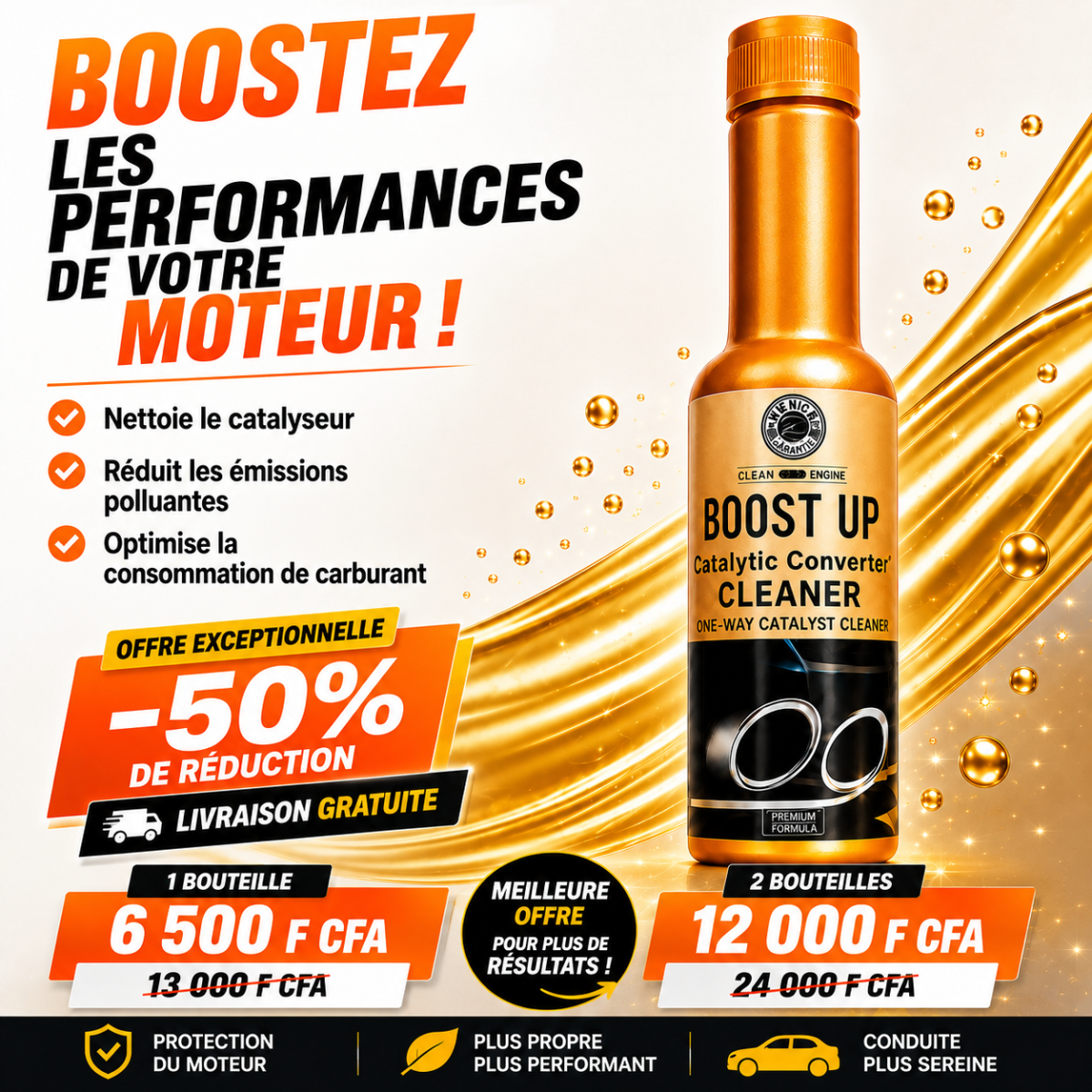 Boost up catalytic cleaner