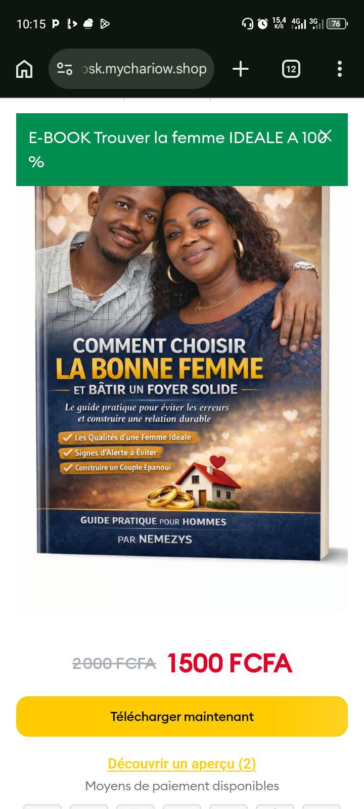 Choisir la partenaire idéale 