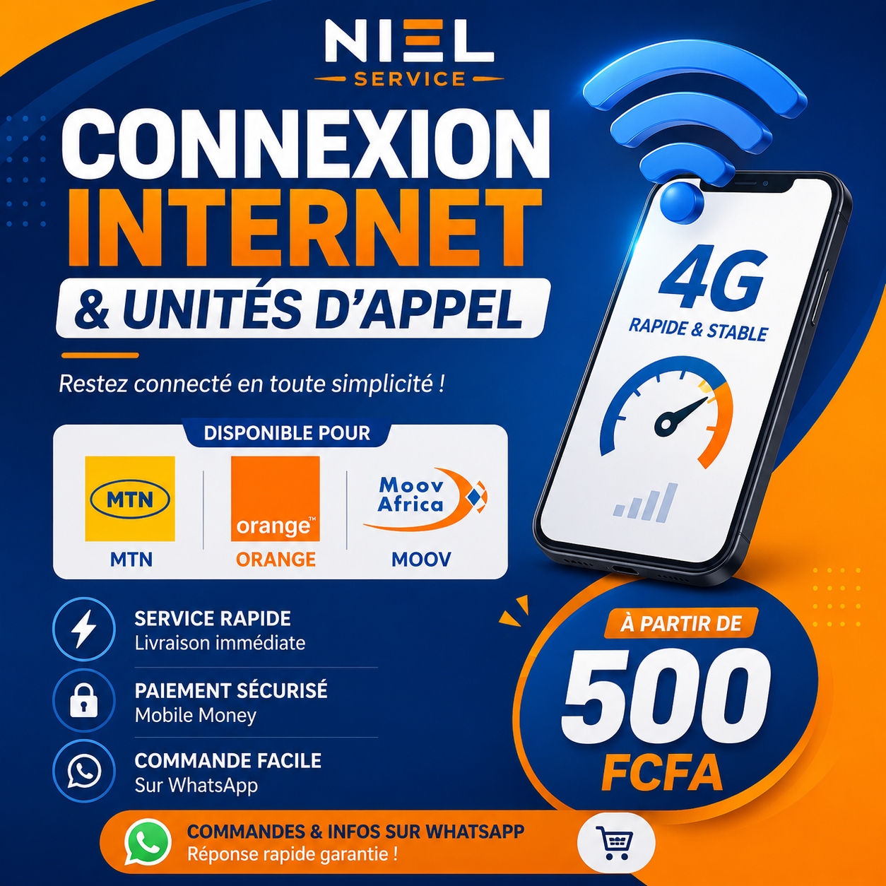 Connexion Internet & Unités d’Appel