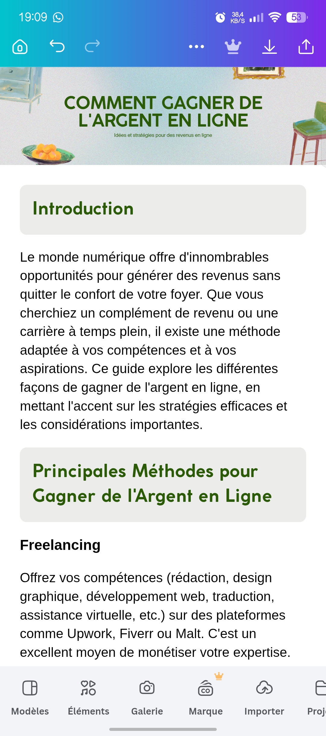 Comment gagner de l'argent en ligne