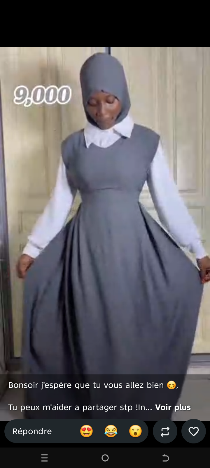 Vêtements de femme boubou 