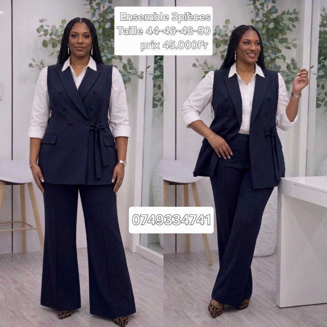 Ensemble dame 3 pièces