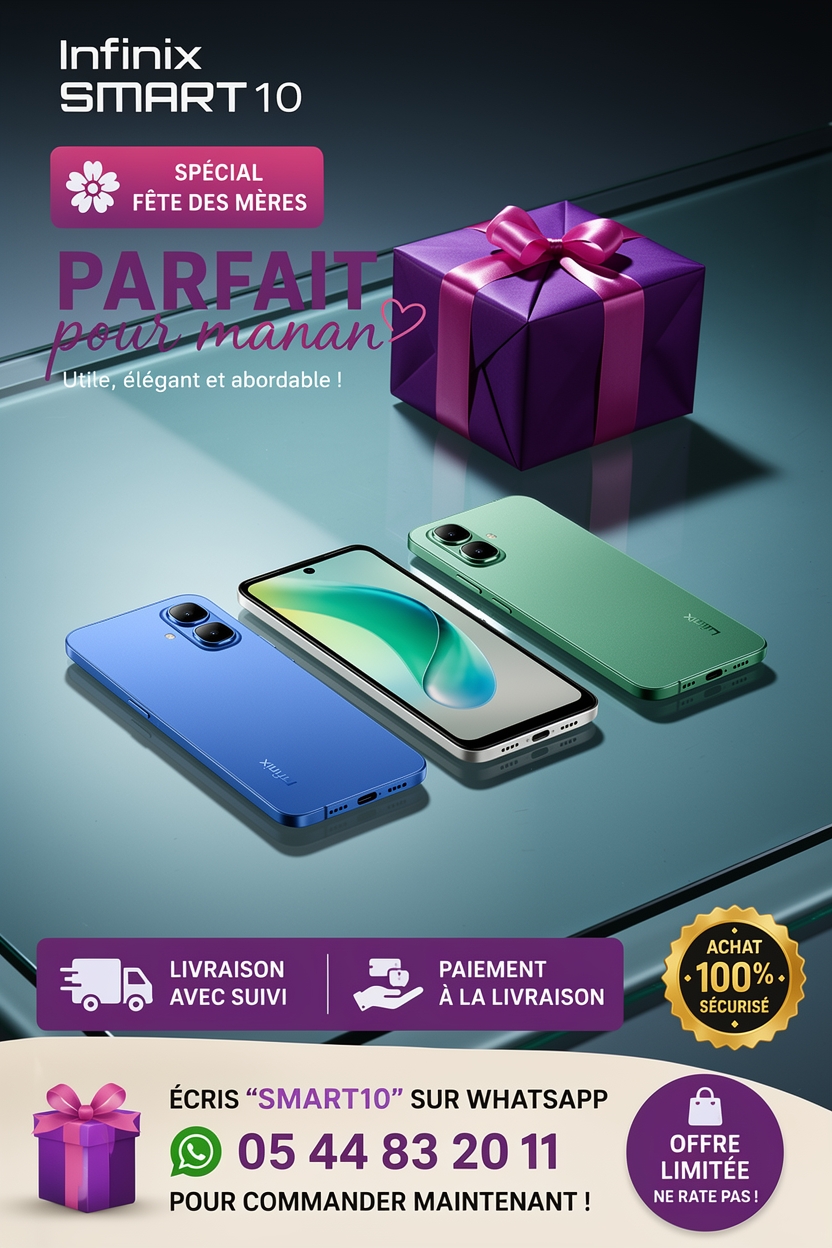 Infinix SMART 10 (4Go/64Go)