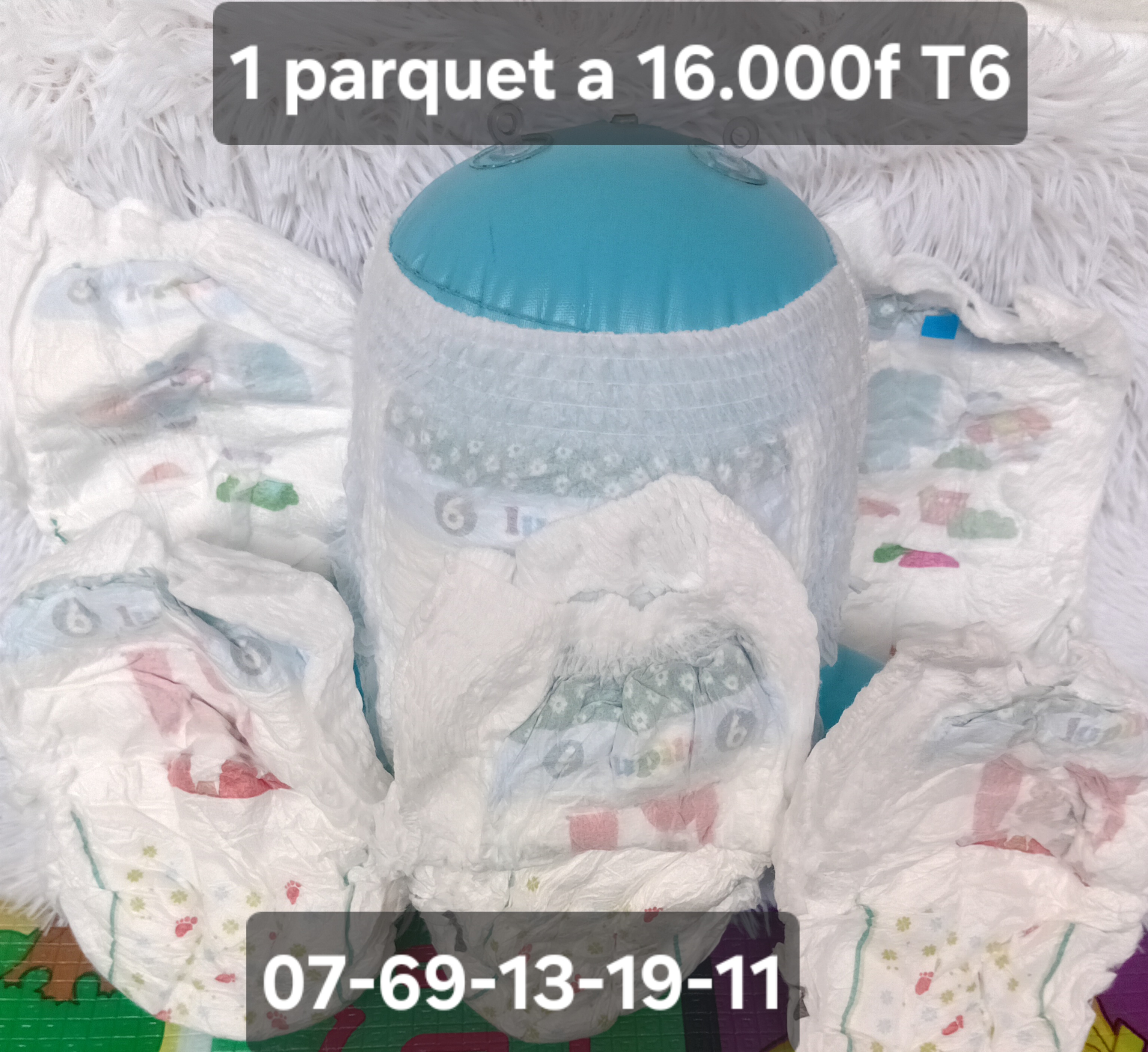 100 Couche taille 6