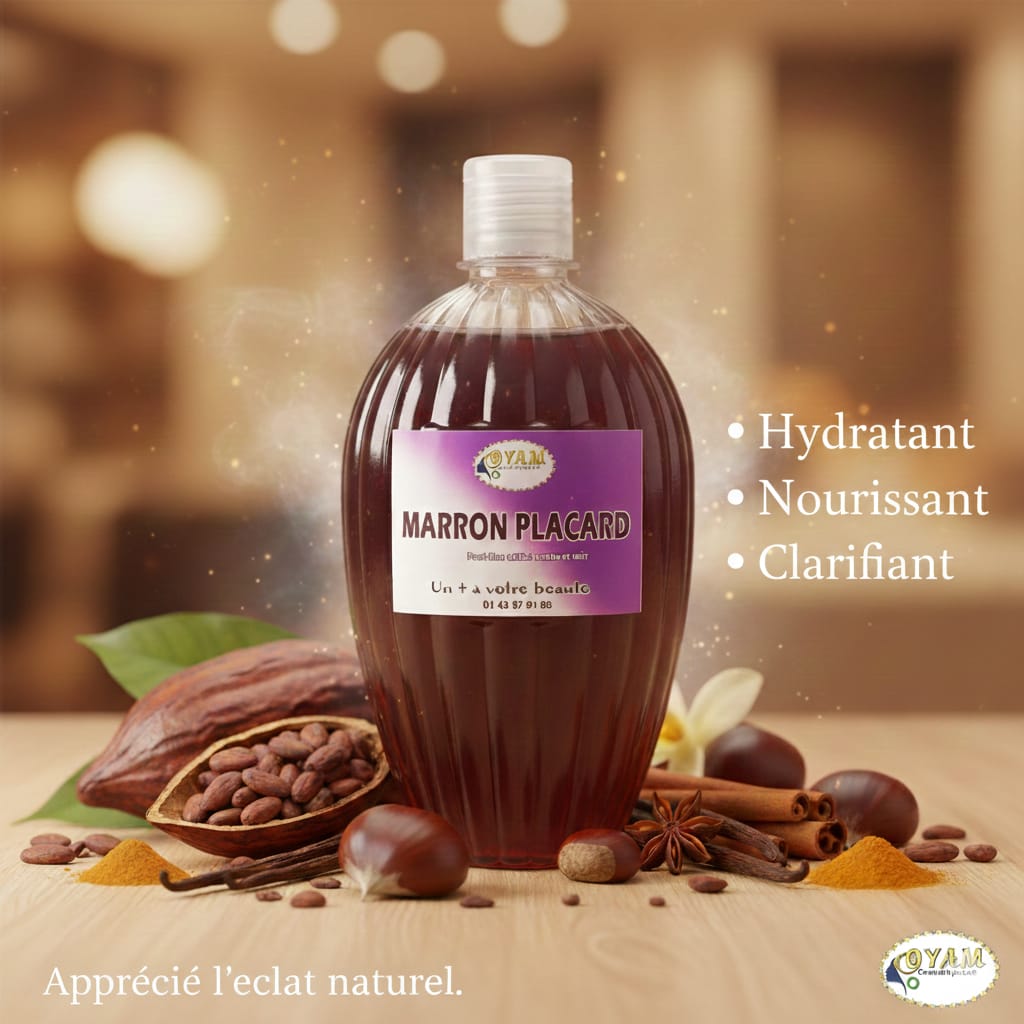 Gel douche teint marron placard 
